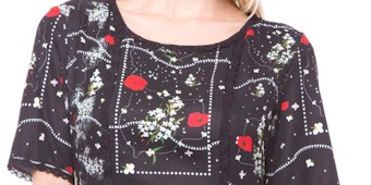 3 PACK Klasické nohavičky  Lana Floral čipkované